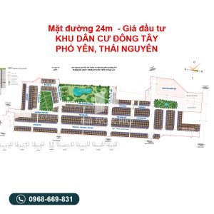 Khu dân cư Đông Tây, Phổ Yên, Thái Nguyên - Phổ Yên New City