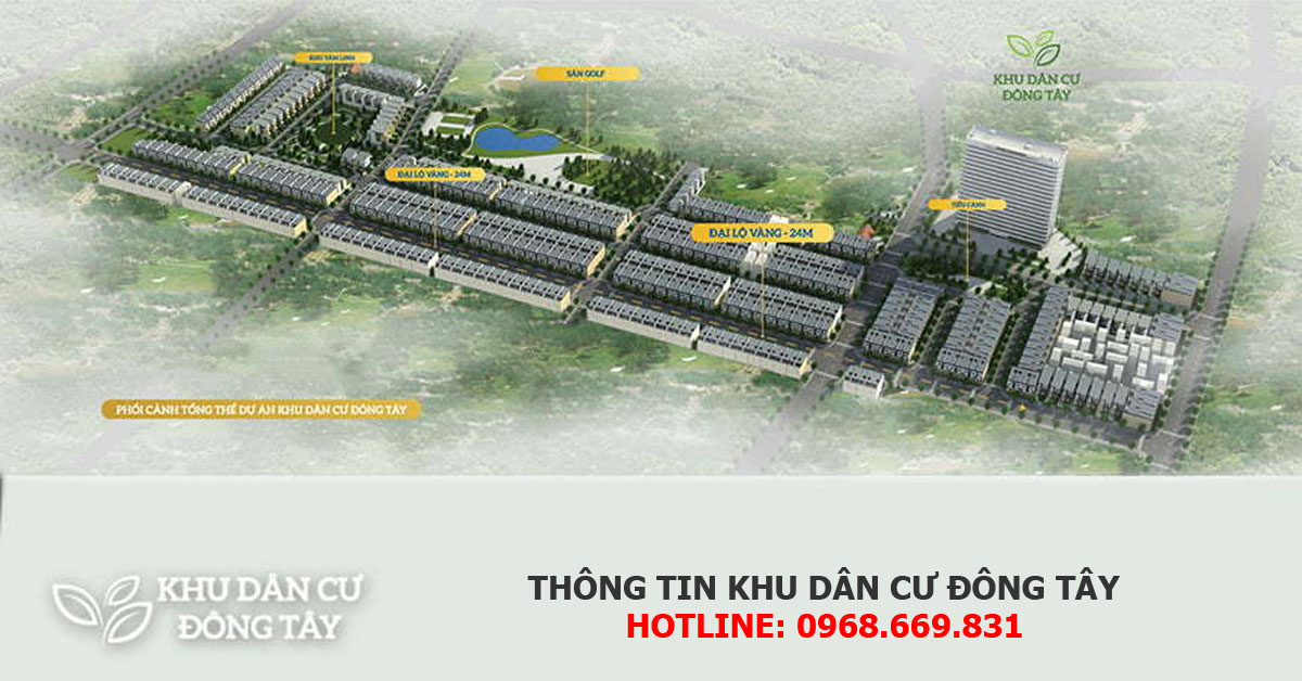 Khu dân cư đông tây - phổ yên new city. Dự án đất nền tốt nhất Phổ Yên, Thái Nguyên